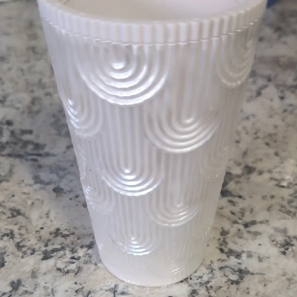 Starbucks White‎ Textured Tumbler